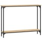 vidaXL Τραπέζι Κονσόλα Sonoma Δρυς 100x22,5x75 εκ. Επεξεργασμένο Ξύλο