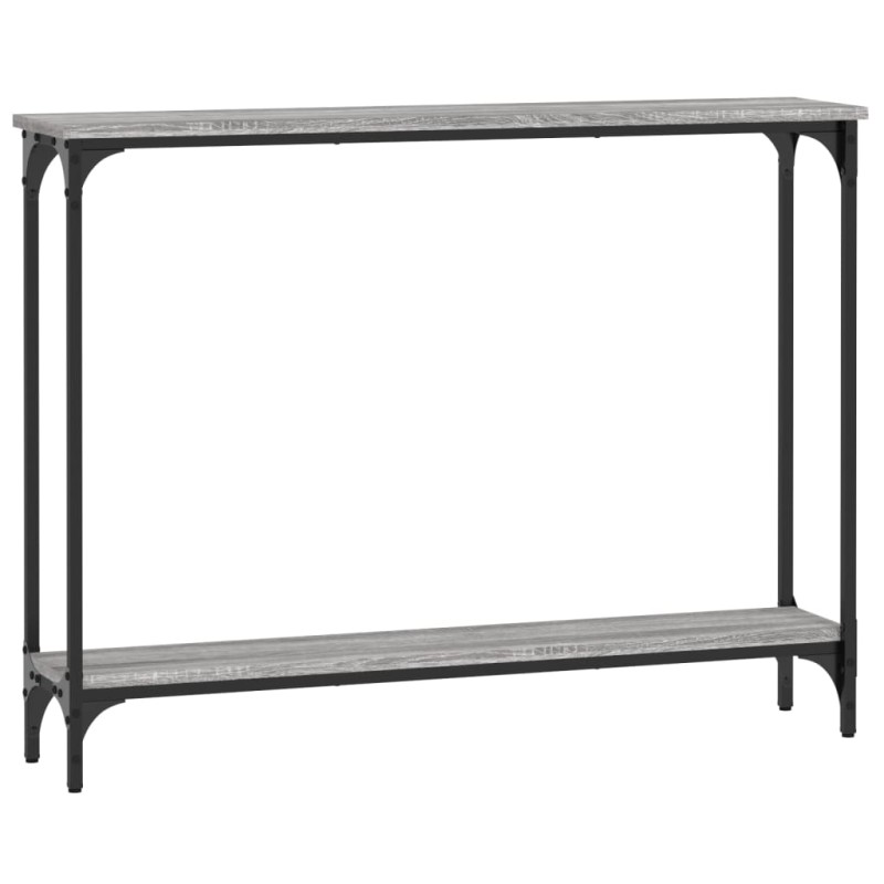 vidaXL Τραπέζι Κονσόλα Γκρι Sonoma 100x22,5x75 εκ. Επεξεργασμένο Ξύλο