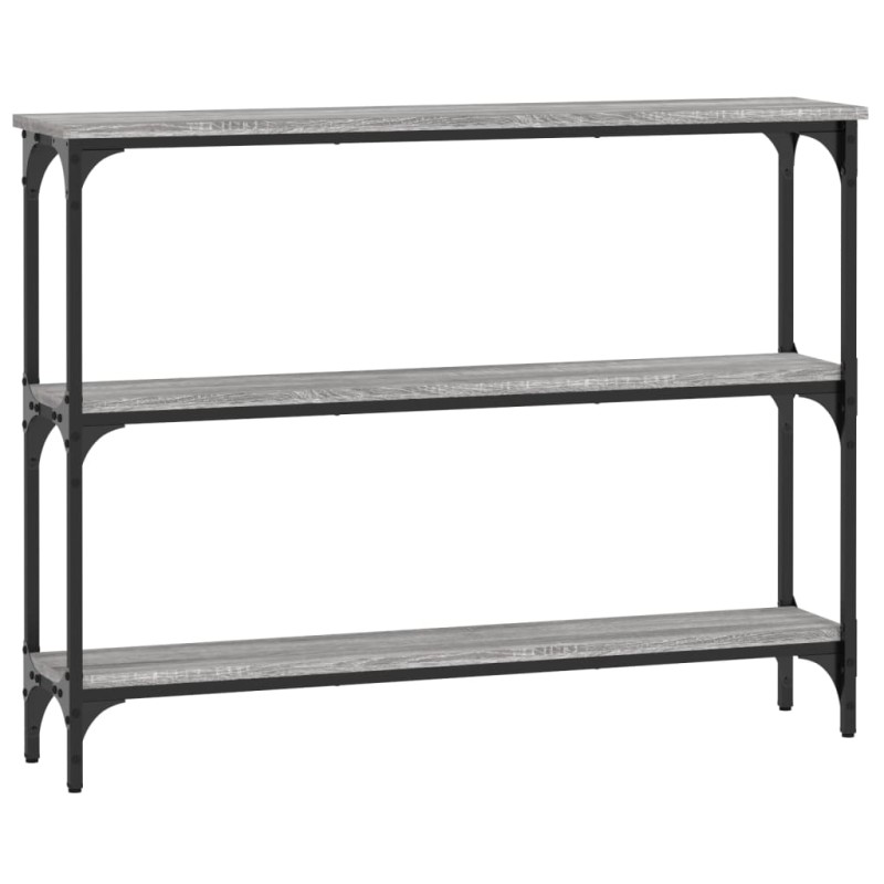 vidaXL Τραπέζι Κονσόλα Γκρι Sonoma 100x22,5x75 εκ. Επεξεργασμένο Ξύλο