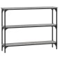 vidaXL Τραπέζι Κονσόλα Γκρι Sonoma 100x22,5x75 εκ. Επεξεργασμένο Ξύλο