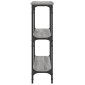 vidaXL Τραπέζι Κονσόλα Γκρι Sonoma 100x22,5x75 εκ. Επεξεργασμένο Ξύλο