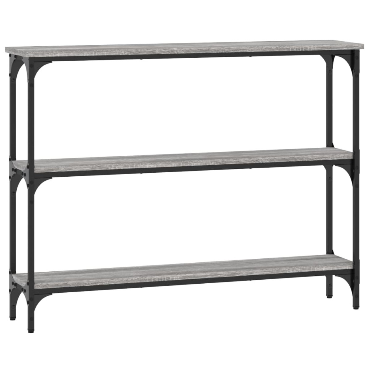 vidaXL Τραπέζι Κονσόλα Γκρι Sonoma 100x22,5x75 εκ. Επεξεργασμένο Ξύλο
