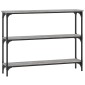 vidaXL Τραπέζι Κονσόλα Γκρι Sonoma 100x22,5x75 εκ. Επεξεργασμένο Ξύλο