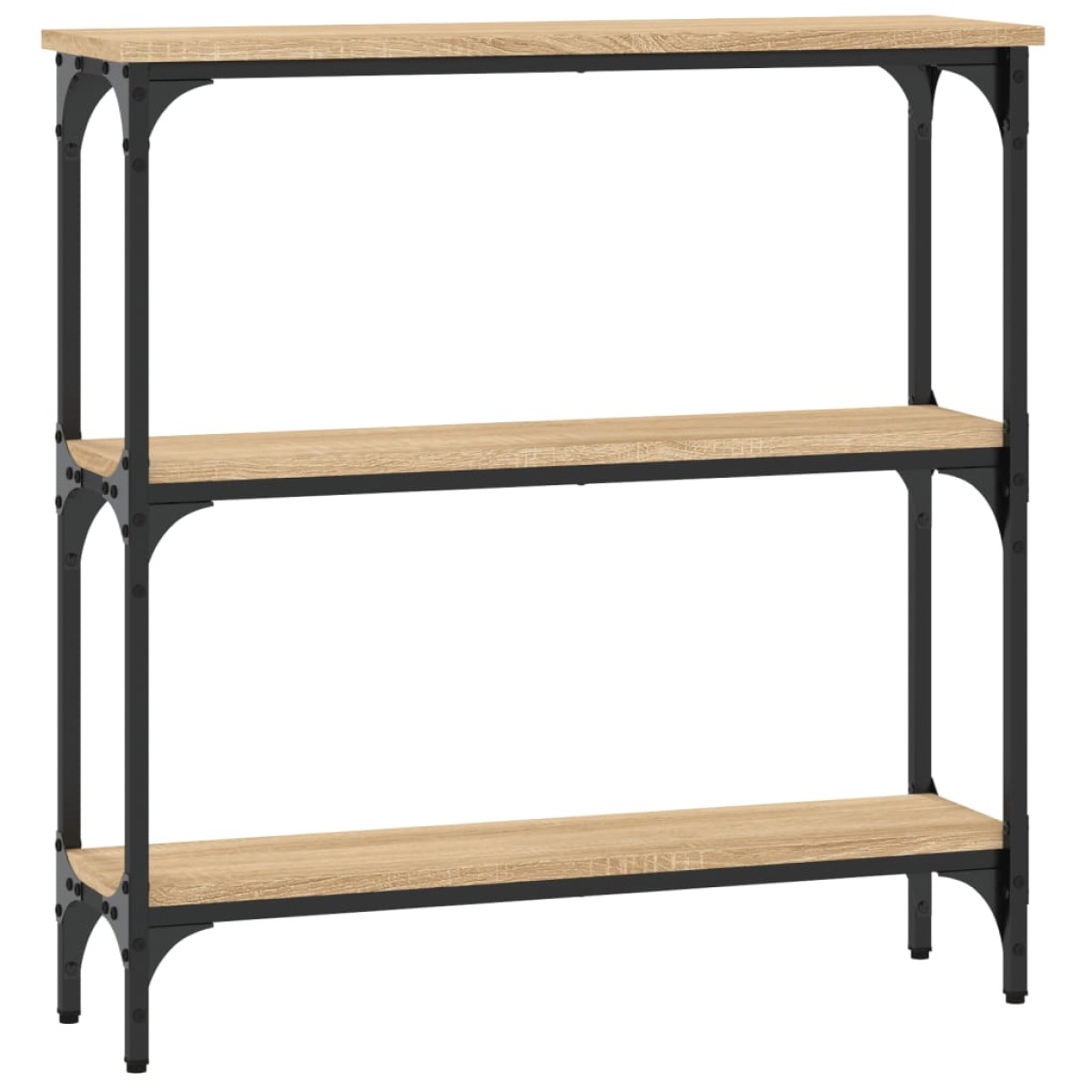 vidaXL Τραπέζι Κονσόλα Sonoma Δρυς 75x22,5x75 εκ. Επεξεργασμένο Ξύλο