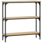 vidaXL Τραπέζι Κονσόλα Sonoma Δρυς 75x22,5x75 εκ. Επεξεργασμένο Ξύλο