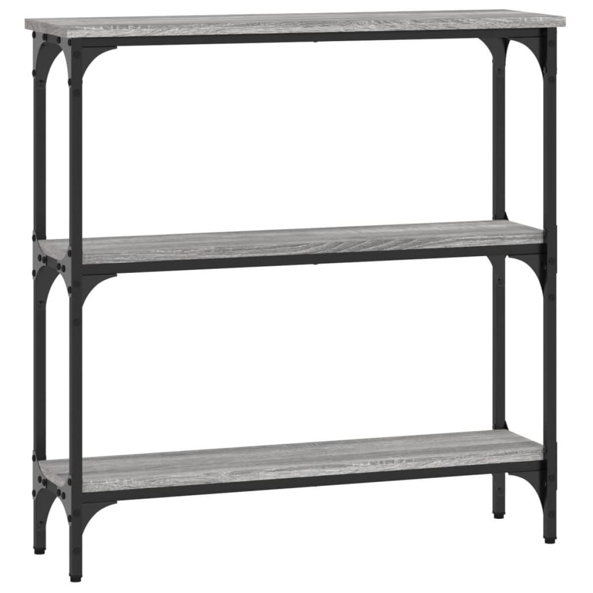 vidaXL Τραπέζι Κονσόλα Γκρι Sonoma 75x22,5x75 εκ. Επεξεργασμένο Ξύλο
