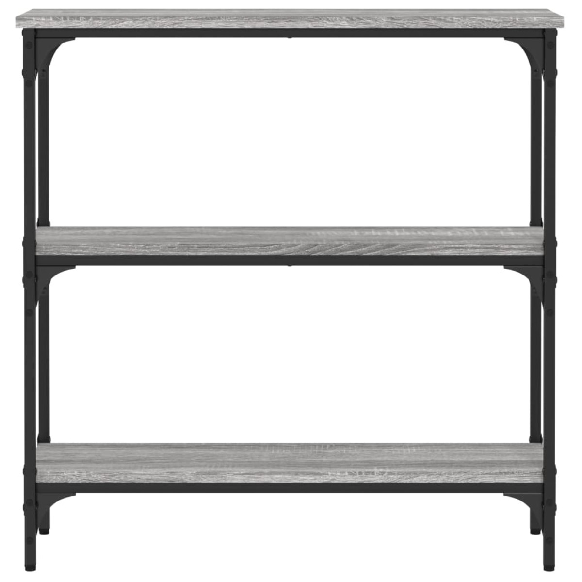 vidaXL Τραπέζι Κονσόλα Γκρι Sonoma 75x22,5x75 εκ. Επεξεργασμένο Ξύλο