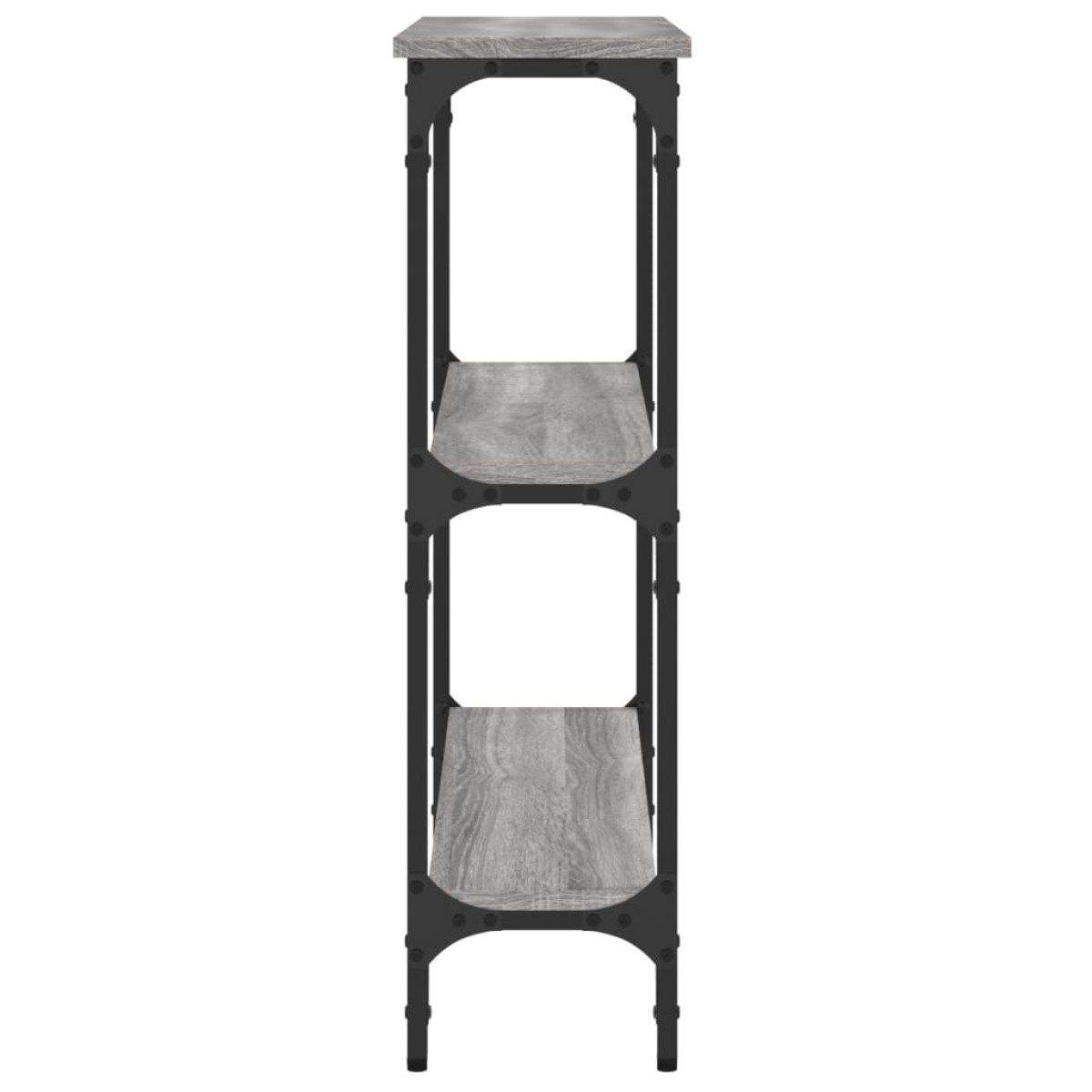 vidaXL Τραπέζι Κονσόλα Γκρι Sonoma 75x22,5x75 εκ. Επεξεργασμένο Ξύλο