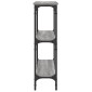 vidaXL Τραπέζι Κονσόλα Γκρι Sonoma 75x22,5x75 εκ. Επεξεργασμένο Ξύλο