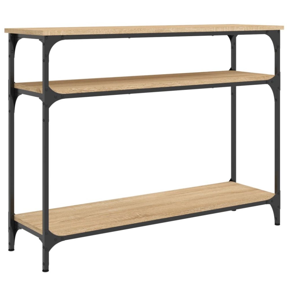 vidaXL Τραπέζι Κονσόλα Sonoma Δρυς 100x29x75 εκ. Επεξεργασμένο Ξύλο