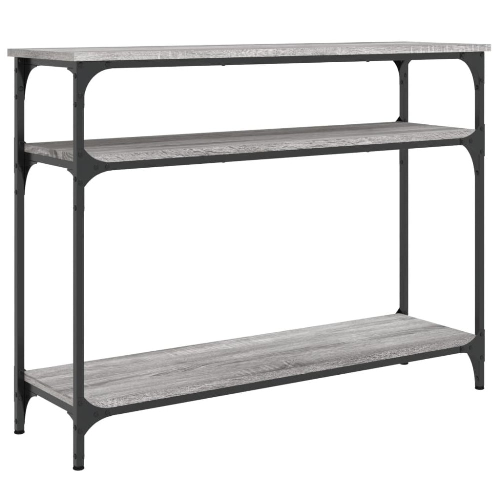 vidaXL Τραπέζι Κονσόλα Γκρι Sonoma 100x29x75 εκ. Επεξεργασμένο Ξύλο