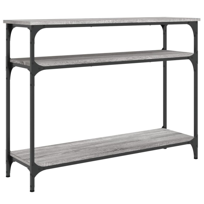 vidaXL Τραπέζι Κονσόλα Γκρι Sonoma 100x29x75 εκ. Επεξεργασμένο Ξύλο