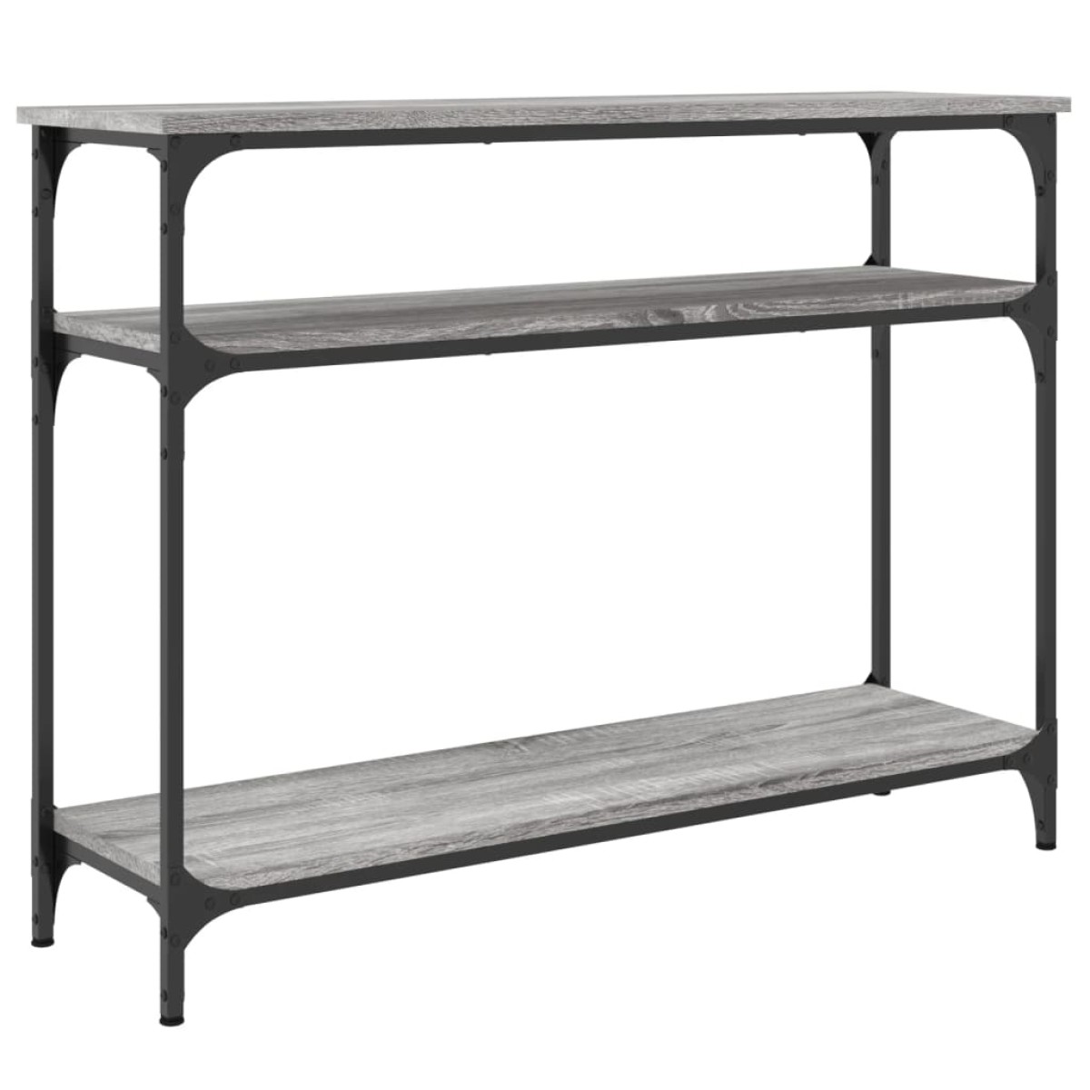 vidaXL Τραπέζι Κονσόλα Γκρι Sonoma 100x29x75 εκ. Επεξεργασμένο Ξύλο