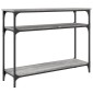 vidaXL Τραπέζι Κονσόλα Γκρι Sonoma 100x29x75 εκ. Επεξεργασμένο Ξύλο