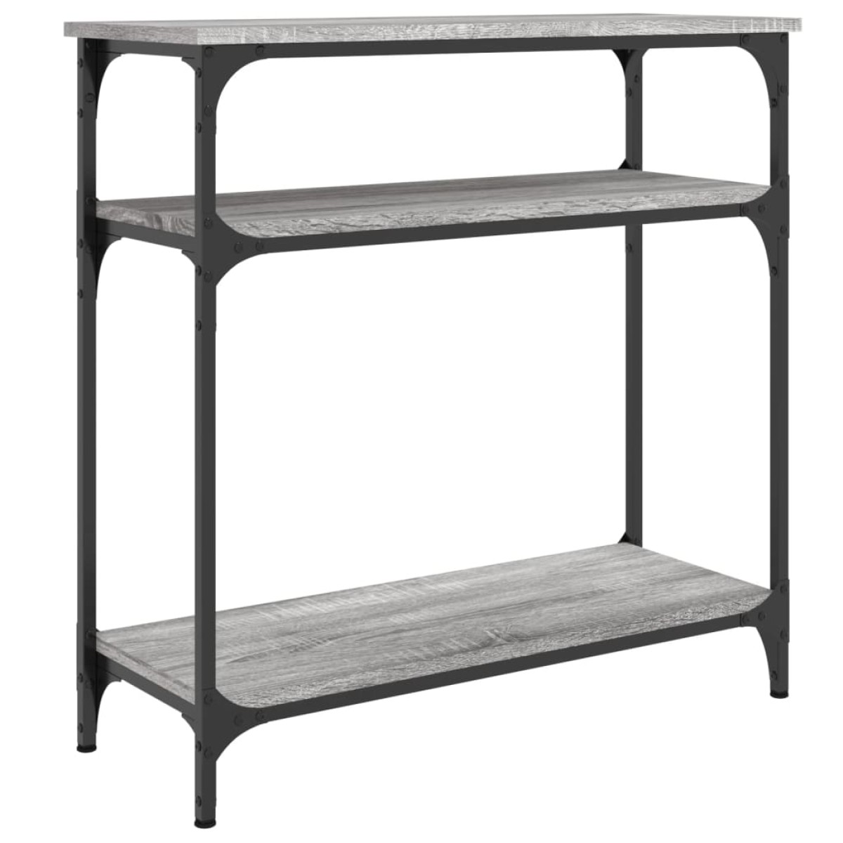 vidaXL Τραπέζι Κονσόλα Γκρι Sonoma 75x29x75 εκ. Επεξεργασμένο Ξύλο