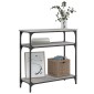 vidaXL Τραπέζι Κονσόλα Γκρι Sonoma 75x29x75 εκ. Επεξεργασμένο Ξύλο