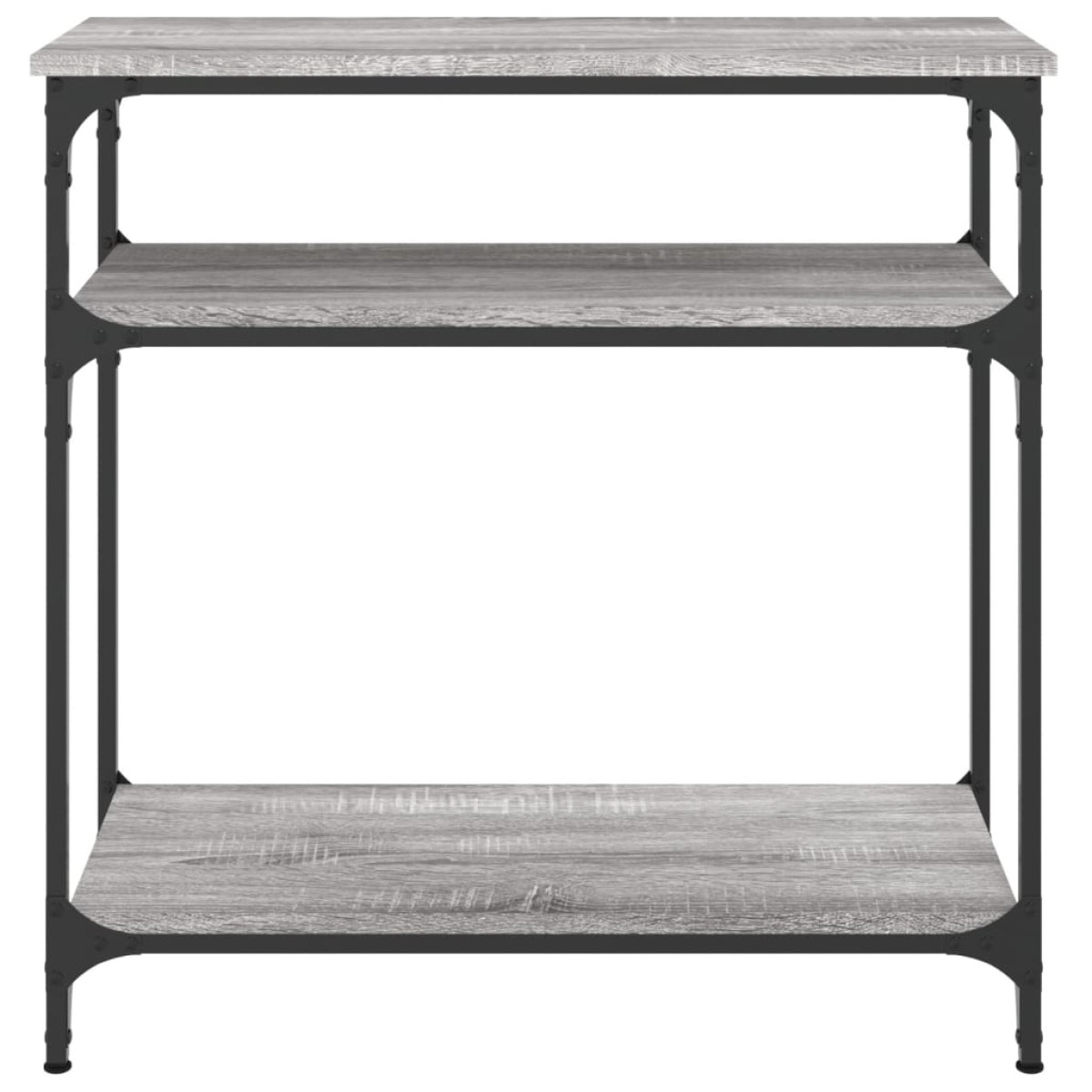 vidaXL Τραπέζι Κονσόλα Γκρι Sonoma 75x29x75 εκ. Επεξεργασμένο Ξύλο