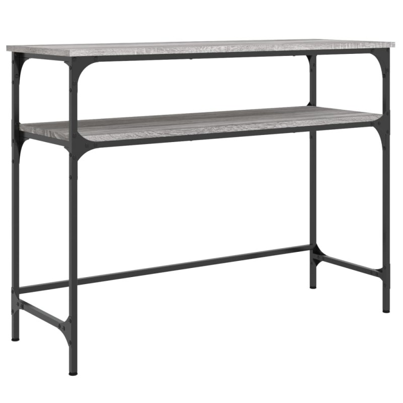 vidaXL Τραπέζι Κονσόλα Γκρι Sonoma 100x35,5x75 εκ. Επεξεργασμένο Ξύλο