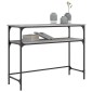 vidaXL Τραπέζι Κονσόλα Γκρι Sonoma 100x35,5x75 εκ. Επεξεργασμένο Ξύλο