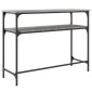 vidaXL Τραπέζι Κονσόλα Γκρι Sonoma 100x35,5x75 εκ. Επεξεργασμένο Ξύλο