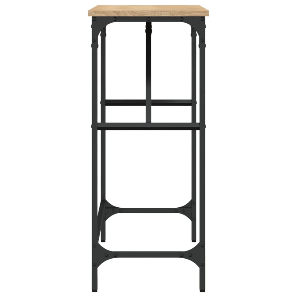 vidaXL Τραπέζι Κονσόλα Sonoma Δρυς 100x32x75 εκ. Επεξεργασμένο Ξύλο