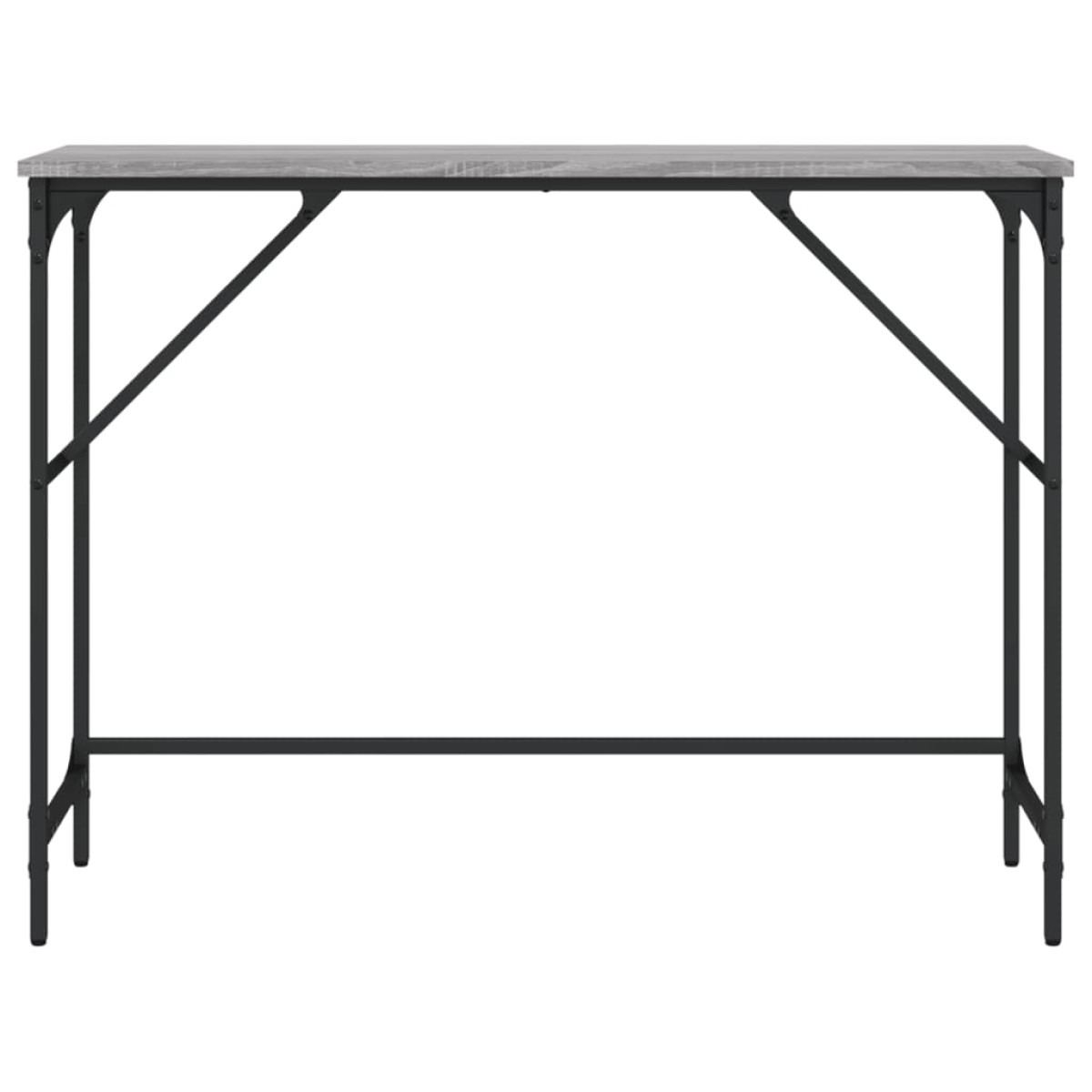 vidaXL Τραπέζι Κονσόλα Γκρι Sonoma 100x32x75 εκ. Επεξεργασμένο Ξύλο