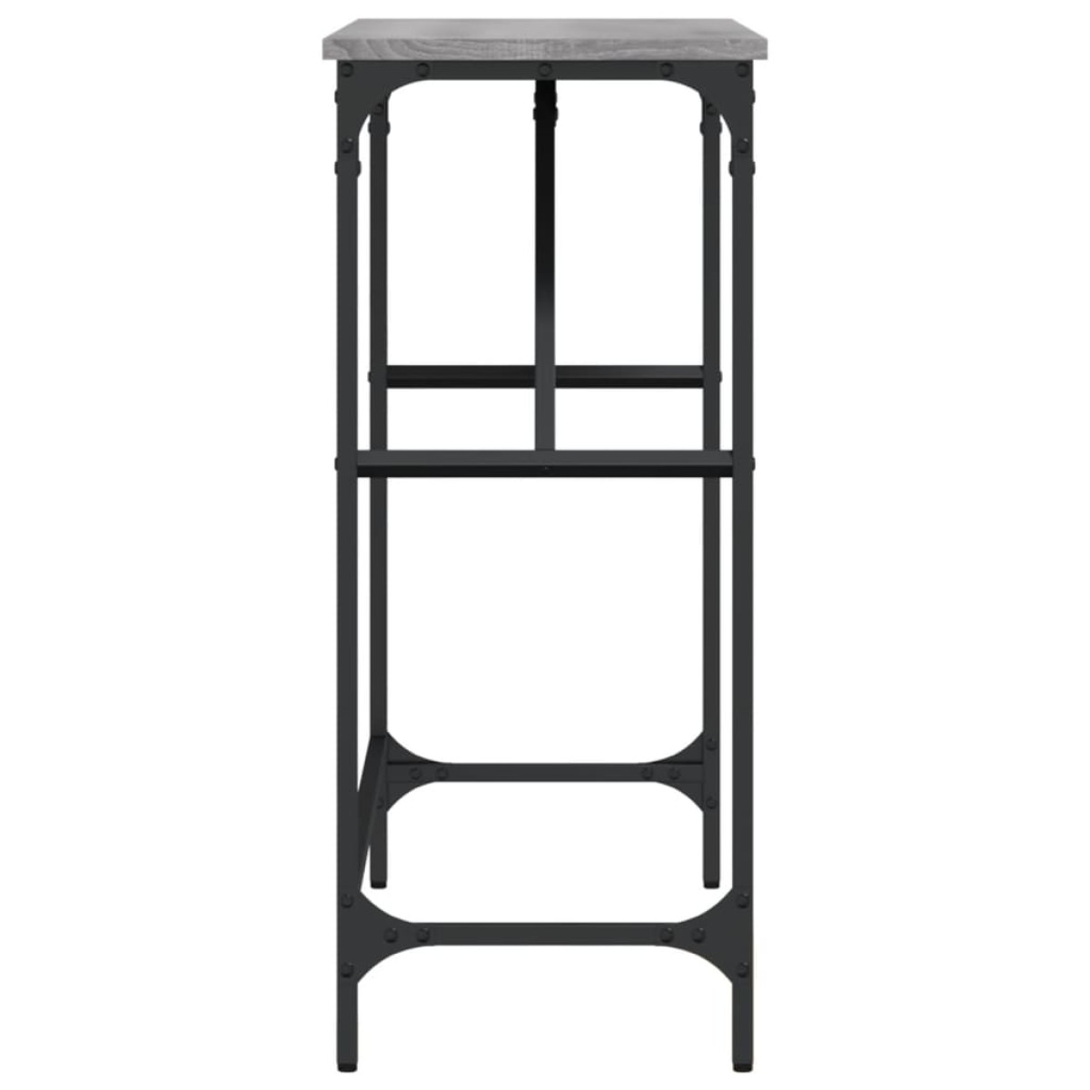 vidaXL Τραπέζι Κονσόλα Γκρι Sonoma 100x32x75 εκ. Επεξεργασμένο Ξύλο