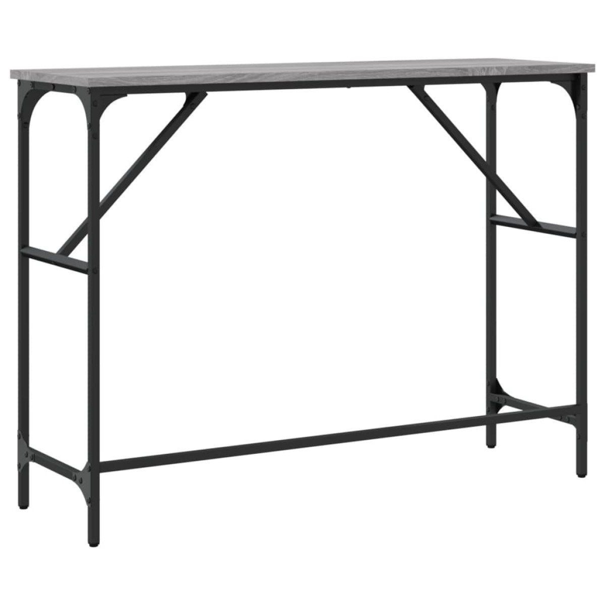 vidaXL Τραπέζι Κονσόλα Γκρι Sonoma 100x32x75 εκ. Επεξεργασμένο Ξύλο