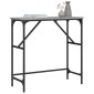 vidaXL Τραπέζι Κονσόλα Γκρι Sonoma 75x32x75 εκ. Επεξεργασμένο Ξύλο
