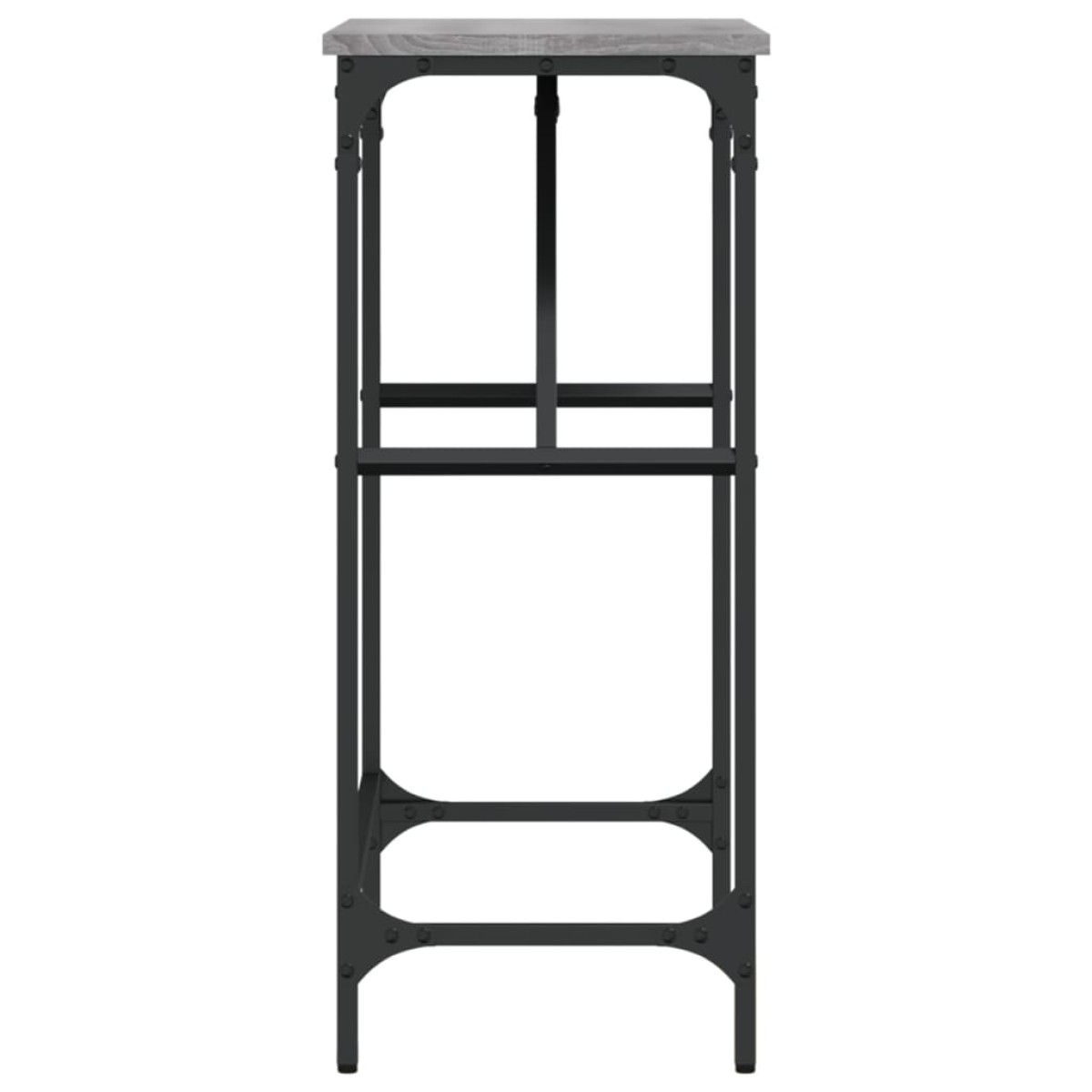 vidaXL Τραπέζι Κονσόλα Γκρι Sonoma 75x32x75 εκ. Επεξεργασμένο Ξύλο
