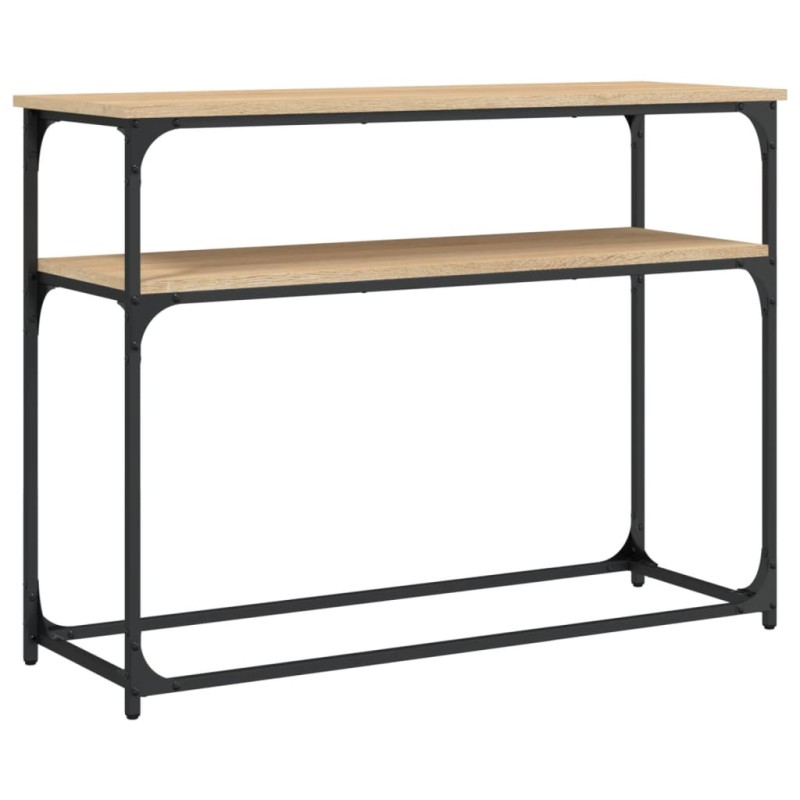 vidaXL Τραπέζι Κονσόλα Sonoma Δρυς 100x35,5x75 εκ. Επεξεργασμένο Ξύλο