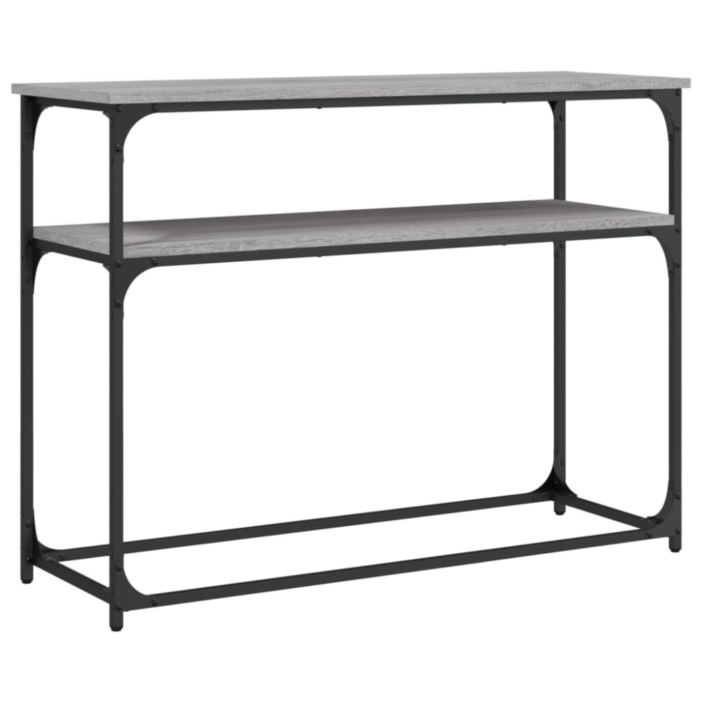 vidaXL Τραπέζι Κονσόλα Γκρι Sonoma 100x35,5x75 εκ. Επεξεργασμένο Ξύλο
