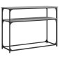 vidaXL Τραπέζι Κονσόλα Γκρι Sonoma 100x35,5x75 εκ. Επεξεργασμένο Ξύλο