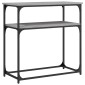 vidaXL Τραπέζι Κονσόλα Γκρι Sonoma 75x35,5x75 εκ. Επεξεργασμένο Ξύλο