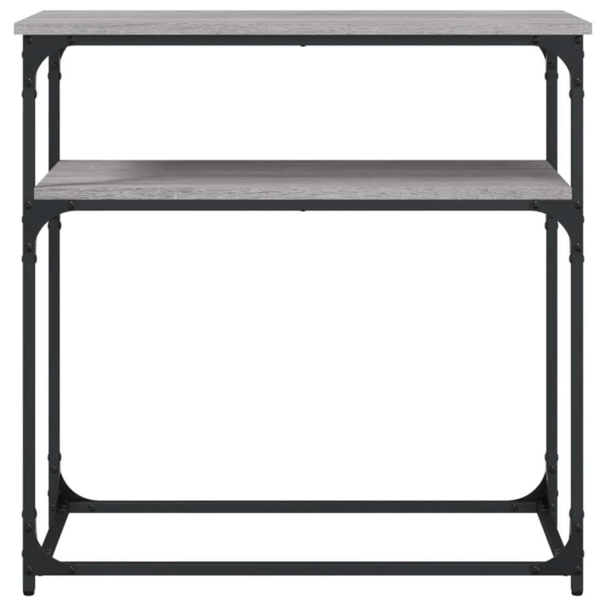 vidaXL Τραπέζι Κονσόλα Γκρι Sonoma 75x35,5x75 εκ. Επεξεργασμένο Ξύλο