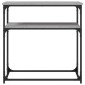 vidaXL Τραπέζι Κονσόλα Γκρι Sonoma 75x35,5x75 εκ. Επεξεργασμένο Ξύλο
