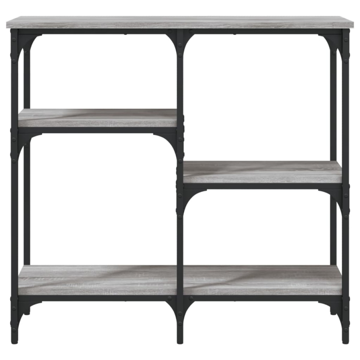 vidaXL Τραπέζι Κονσόλα Γκρι Sonoma 80x29x75 εκ. Επεξεργασμένο Ξύλο