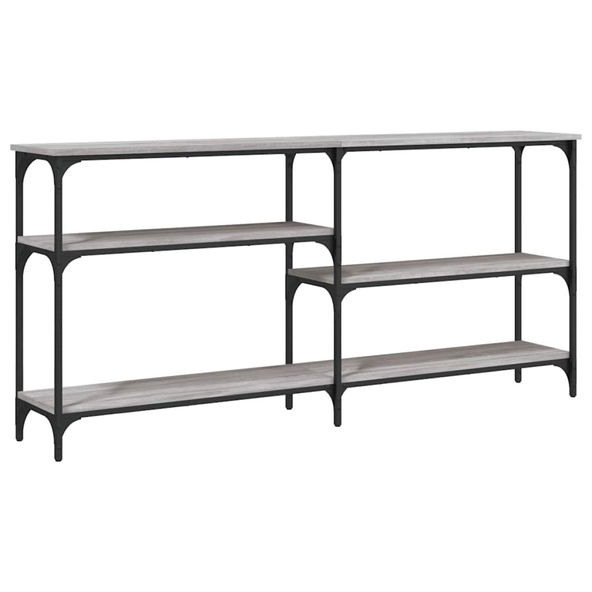 vidaXL Τραπέζι Κονσόλα Γκρι Sonoma 160x29x75 εκ. Επεξεργασμένο Ξύλο