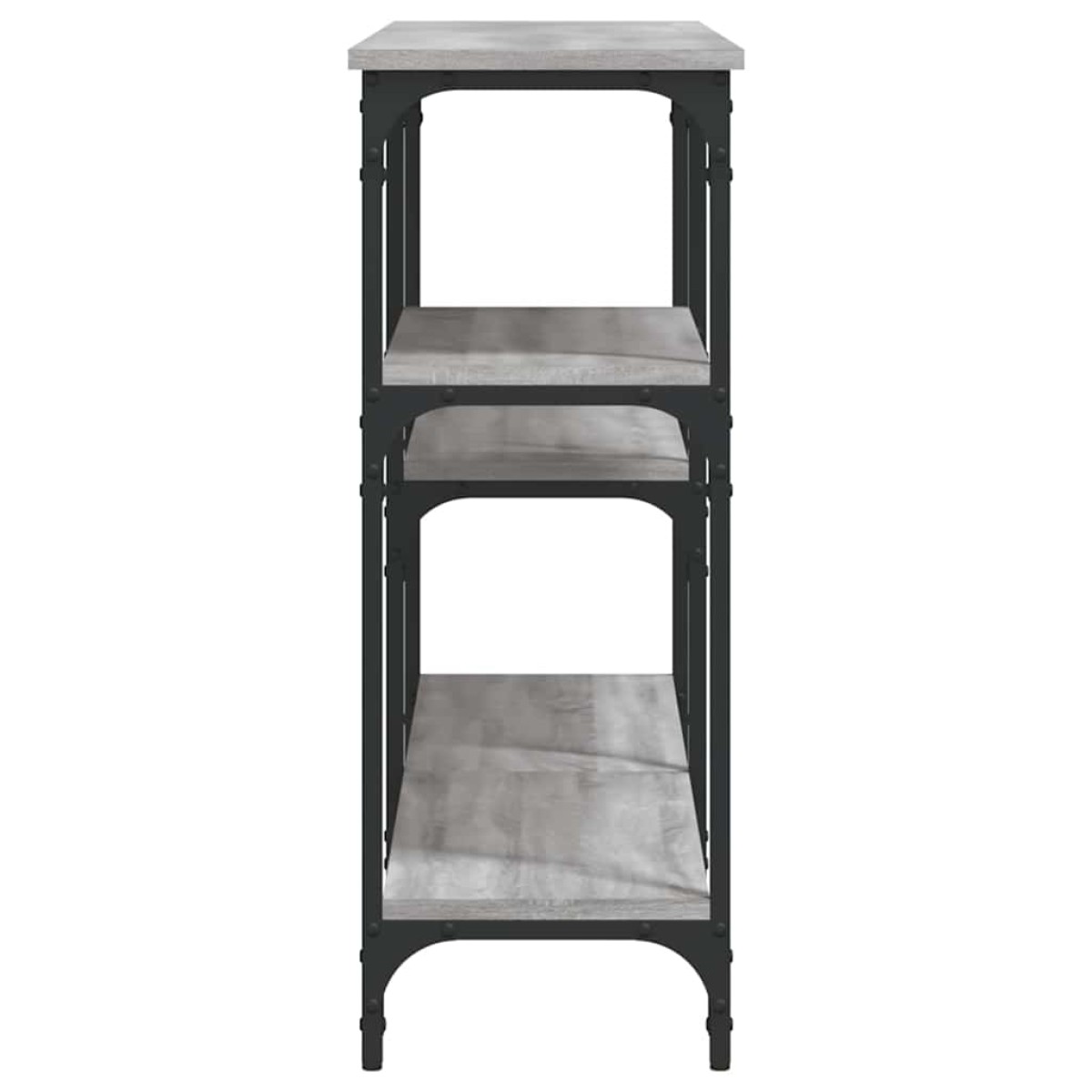 vidaXL Τραπέζι Κονσόλα Γκρι Sonoma 160x29x75 εκ. Επεξεργασμένο Ξύλο