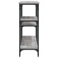 vidaXL Τραπέζι Κονσόλα Γκρι Sonoma 160x29x75 εκ. Επεξεργασμένο Ξύλο