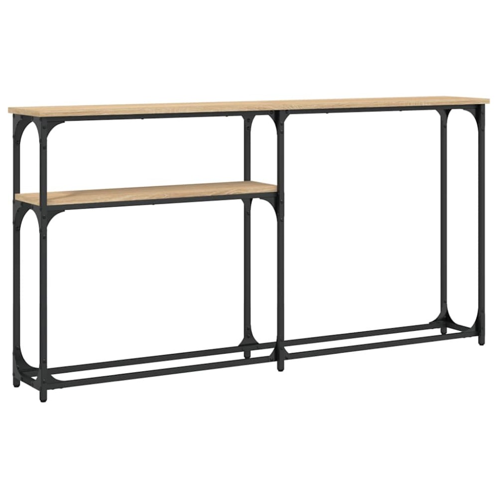 vidaXL Τραπέζι Κονσόλα Sonoma Δρυς 145x22,5x75 εκ. Επεξεργασμένο Ξύλο