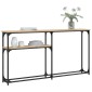 vidaXL Τραπέζι Κονσόλα Sonoma Δρυς 145x22,5x75 εκ. Επεξεργασμένο Ξύλο