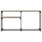 vidaXL Τραπέζι Κονσόλα Sonoma Δρυς 145x22,5x75 εκ. Επεξεργασμένο Ξύλο