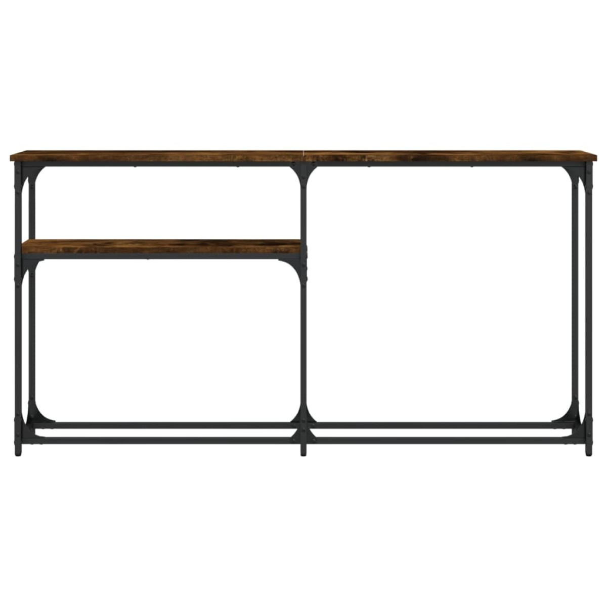 vidaXL Τραπέζι Κονσόλα Καπνιστή Δρυς 145x22,5x75 εκ. Επεξεργ. Ξύλο