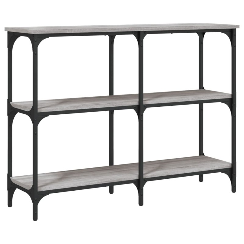 vidaXL Τραπέζι Κονσόλα Γκρι Sonoma 100x29x75 εκ. Επεξεργασμένο Ξύλο