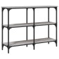 vidaXL Τραπέζι Κονσόλα Γκρι Sonoma 100x29x75 εκ. Επεξεργασμένο Ξύλο