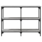 vidaXL Τραπέζι Κονσόλα Γκρι Sonoma 100x29x75 εκ. Επεξεργασμένο Ξύλο