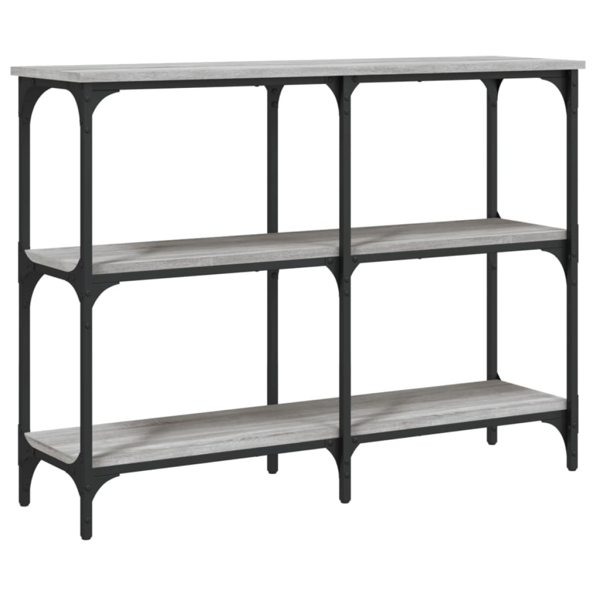 vidaXL Τραπέζι Κονσόλα Γκρι Sonoma 100x29x75 εκ. Επεξεργασμένο Ξύλο