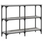 vidaXL Τραπέζι Κονσόλα Γκρι Sonoma 100x29x75 εκ. Επεξεργασμένο Ξύλο