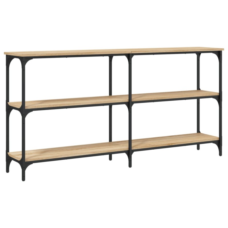 vidaXL Τραπέζι Κονσόλα Sonoma Δρυς 150x29x75 εκ. Επεξεργασμένο Ξύλο